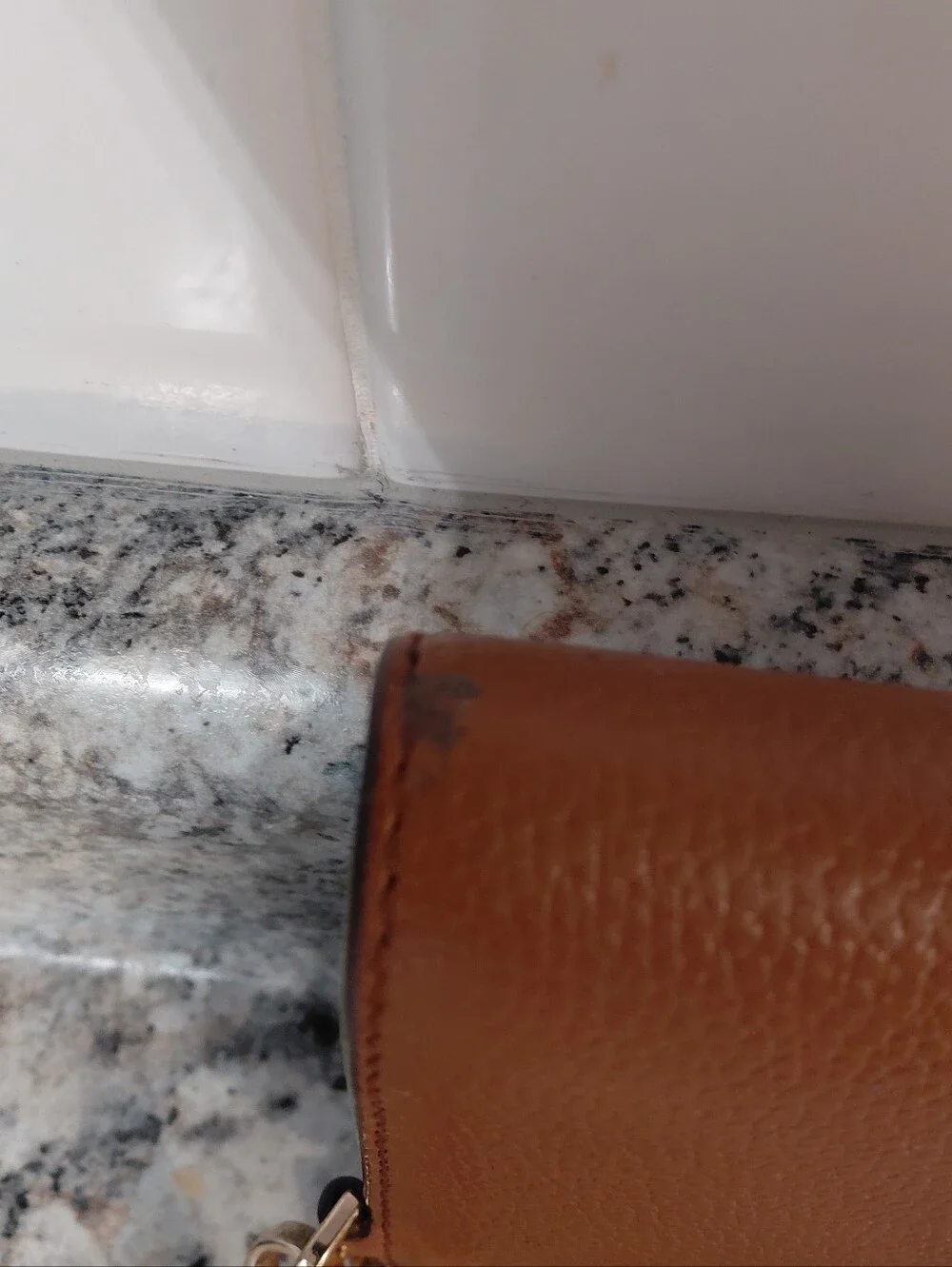 Michael Kors wristlet bottom photo